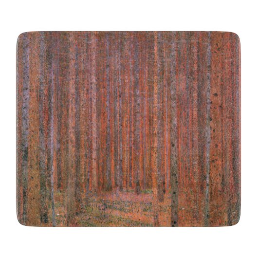 Fir Tree Forest (door Gustav Klimt) Snijplank (Voorkant)