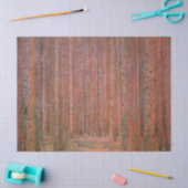 Fir Tree Forest (door Gustav Klimt) Tissuepapier (Craft)