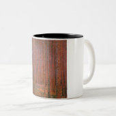 Fir Tree Forest (door Gustav Klimt) Tweekleurige Koffiemok (Voorkant rechts)