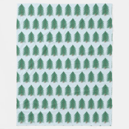 Fir Tree Forest Fleece Deken