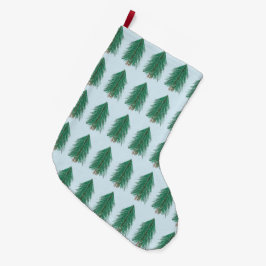 Fir Tree Forest Grote Kerstsok