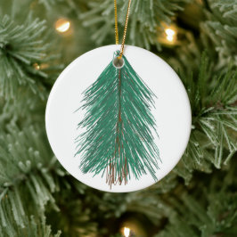Fir Tree Forest Keramisch Ornament