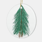 Fir Tree Forest Keramisch Ornament (Links)
