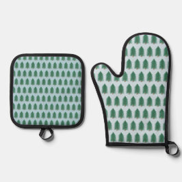 Fir Tree Forest Ovenwant & Pannenlap Set