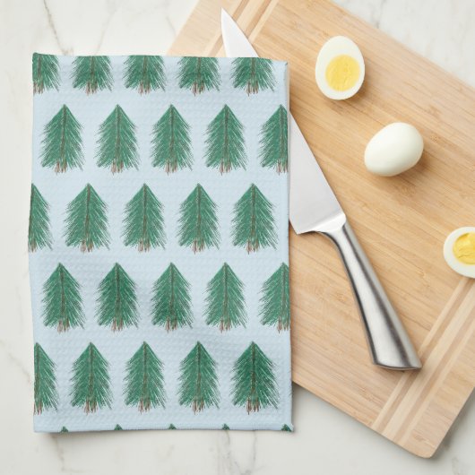 Fir Tree Forest Theedoek (Quarter Fold)