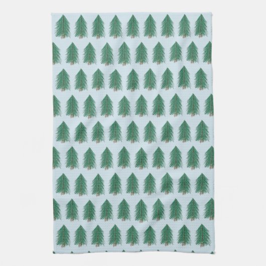 Fir Tree Forest Theedoek (Verticaal)