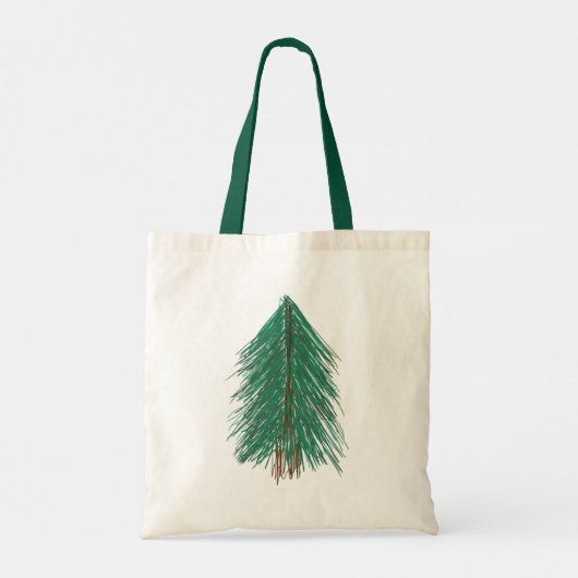 Fir Tree Forest Tote Bag (Achterkant)