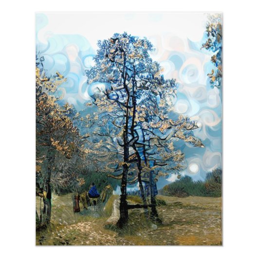 FIR TREE FOTO AFDRUK (Voorkant)