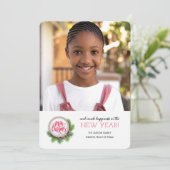 Fir Tree Greeting Photo Holiday Kaart (Staand voorkant)