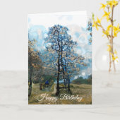 FIR TREE KAART (Gele Bloem)