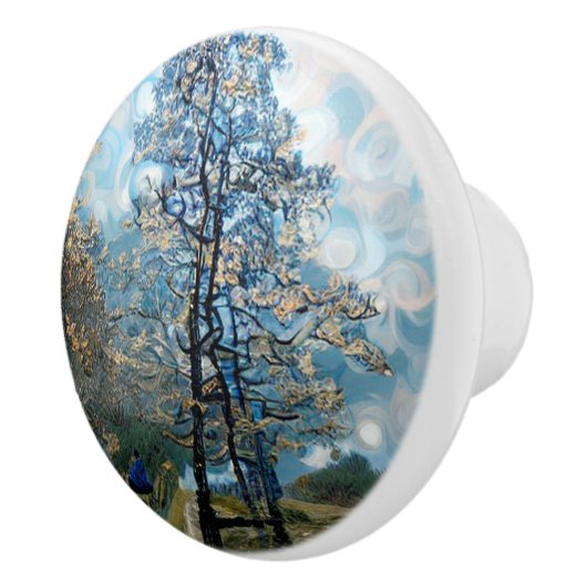 FIR TREE KERAMISCHE KNOP (Rechts)