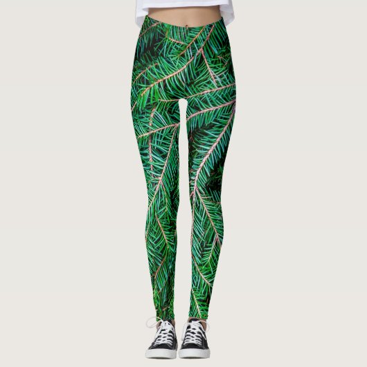 Fir tree look leggings (Voorkant)
