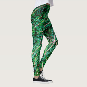 Fir tree look leggings