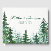 Fir Tree Wedding Gastenboek (Voorkant)