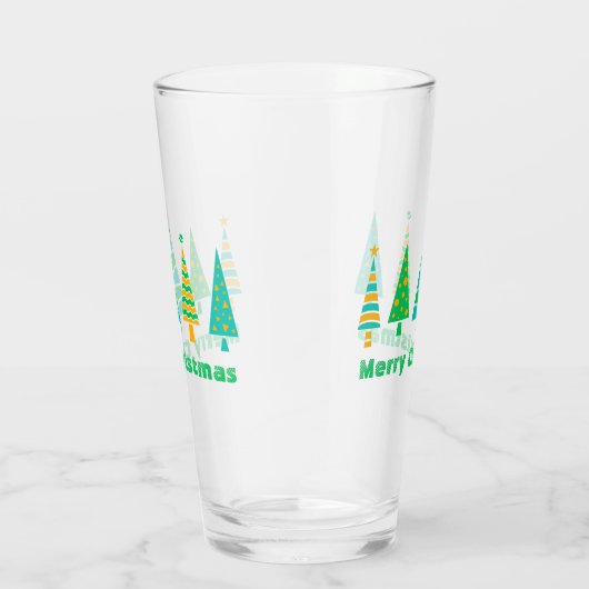 Fir Trees kerstglas Glas (Rechts)