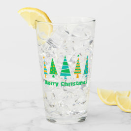Fir Trees kerstglas Glas