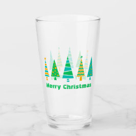 Fir Trees kerstglas Glas