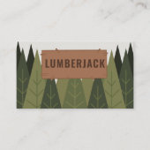 Fir Trees - Lumberjack Visitekaartje (Voorkant)