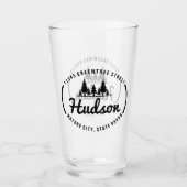 Fir Trees Oval Design ID304 Glas (Voorkant)