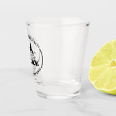 Fir Trees Oval Design ID304 Shot Glas (Rechts)