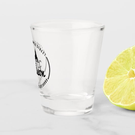 Fir Trees Oval Design ID304 Shot Glas (Rechts)