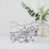 Fira, eiland Santorini, Griekenland Briefkaart (Staand voorkant)