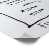 Fira, eiland Santorini, Griekenland Poster (Hoek)