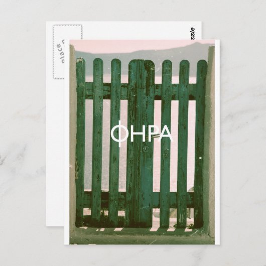 Fira - Santorini Briefkaart (Voorkant / Achterkant)