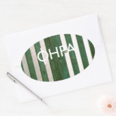 Fira - Santorini Ovale Sticker (Envelop)