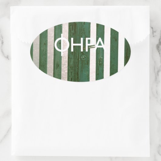 Fira - Santorini Ovale Sticker (Tas)