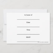 Fire Academy Graduy Party Invitation Fireman Kaart (Achterkant)