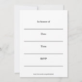 Fire Academy Graduy Party Invitation Fireman Kaart (Achterkant)