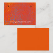 Fire Agaat Oorbellen Display Kaart Visitekaartje (Voorkant / Achterkant)