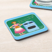 Fire Alarm Kitschy Housewel Retro Cartoon Drankjes Onderzetter (Linkerzijde)