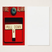 Fire alarm visitekaartje (Voorkant /achterkant)