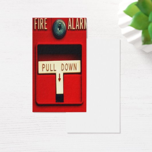 Fire alarm visitekaartje (Bureau)