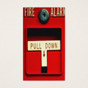 Fire alarm visitekaartje