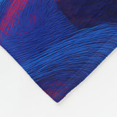 Fire and Calm Cozy Abstract Fleece Deken (Hoek)