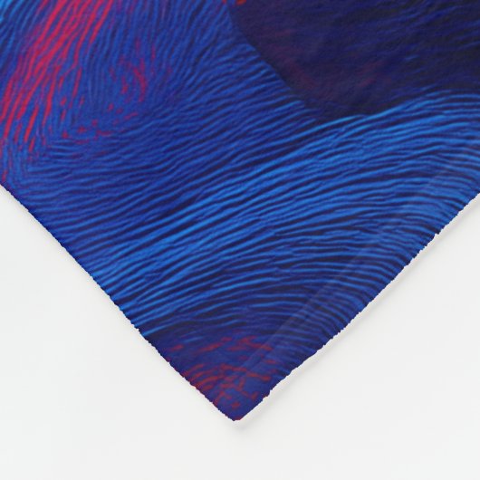 Fire and Calm Cozy Abstract Fleece Deken (Hoek)