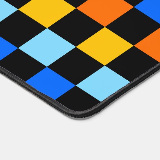 Fire and ice checkerboard pattern bureaumat (Hoek)