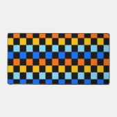 Fire and ice checkerboard pattern bureaumat (Voorkant)