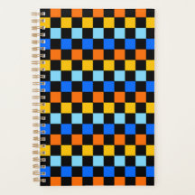 Fire and ice checkerboard pattern