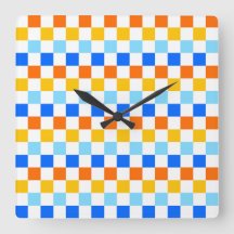 Fire and ice checkerboard pattern