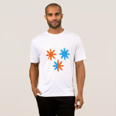 Fire and Ice Eight Point Stars T-shirt (Voorkant volledig)