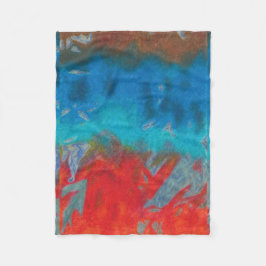 Fire and Ice Fleece Blanket