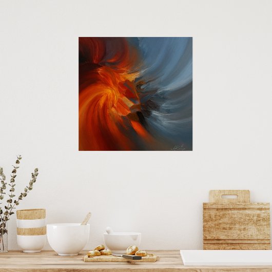 Fire and Ice Poster (Keuken)