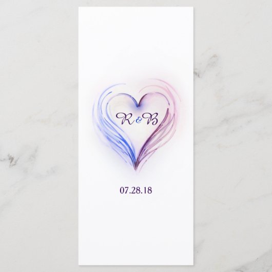 Fire and Ice Theme Custom Menu - Waterverf (Achterkant)