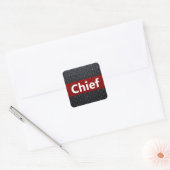 Fire and Rescue Diamond Bord Vierkante Sticker (Envelop)
