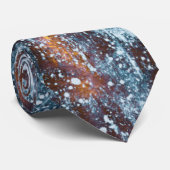 Fire and Water Metal Textures Stropdas (Opgerold)