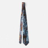 Fire and Water Metal Textures Stropdas (Achterkant)